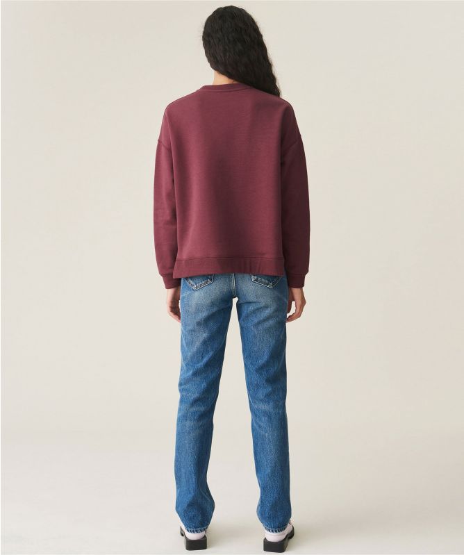 GANNI Oversized Isoli Smiley Sweatshirt