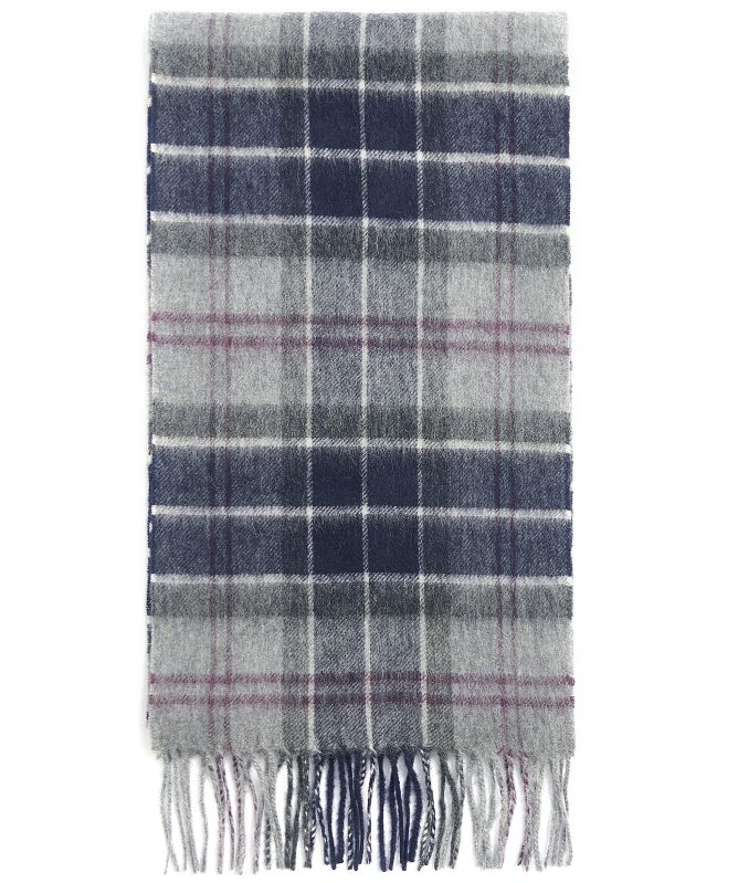 Barbour Wool Cashmere Tartan Scarf