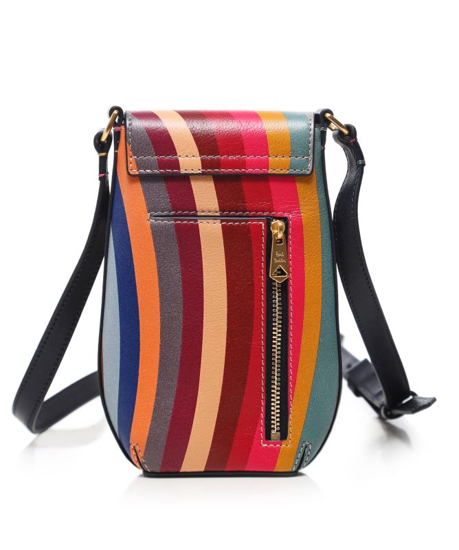 Paul Smith Swirl Print Slim Leather Crossbody Bag | Jules B