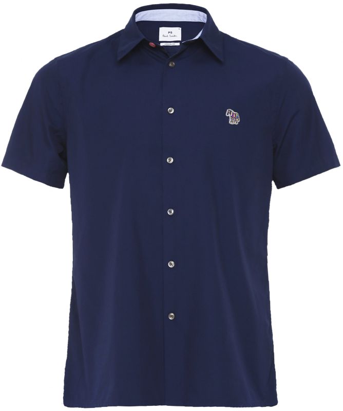Paul Smith Casual Fit Short Sleeve Zebra Shirt