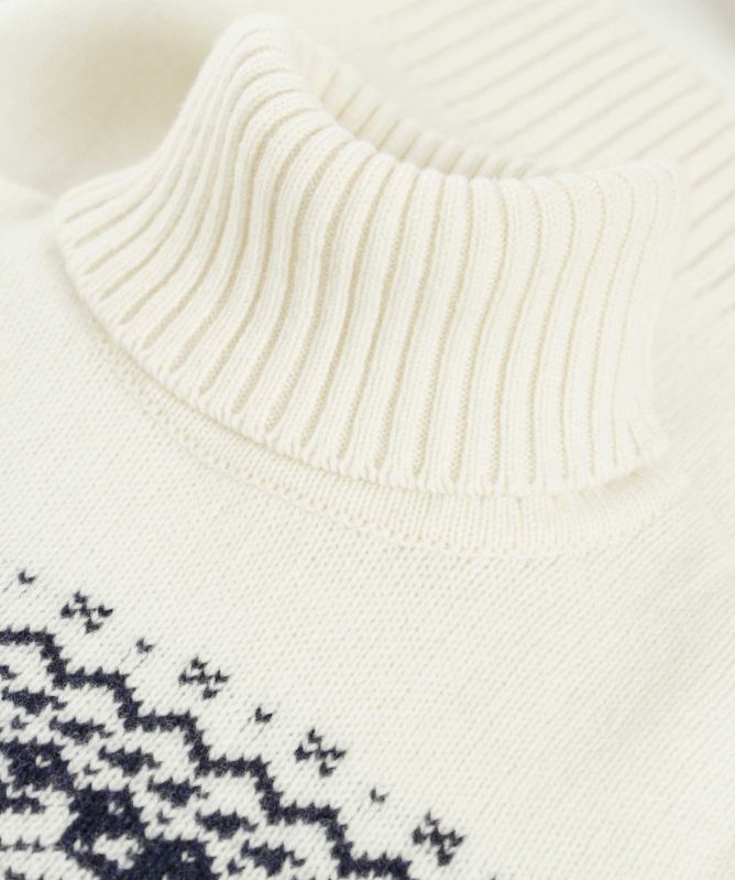 J. Blades Roll Neck Fair Isle Jumper