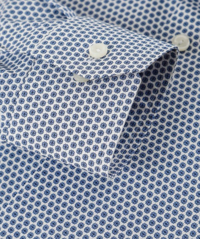 Eton Slim Fit Micro Floral Shirt
