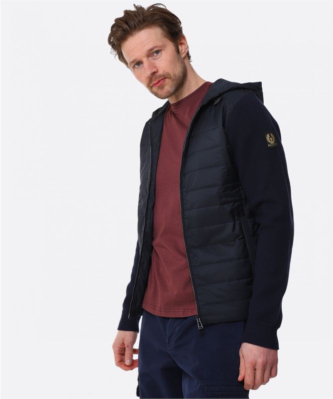 Belstaff Mixed Media Omar Hoodie Jules B