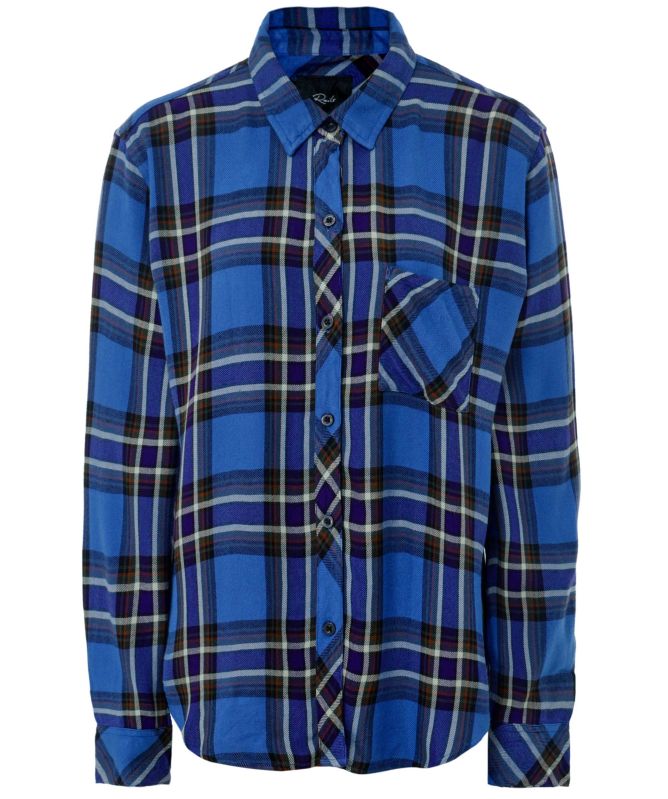 Rails Blue Plaid Check Hunter Shirt