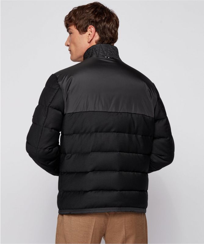 BOSS Virgin Wool Quilted Cink Jacket