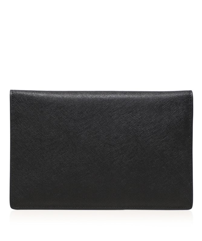 Stylish SAFFIANO CLUTCH Handbag - Made In Korea Premium Real Leather Women's Purse