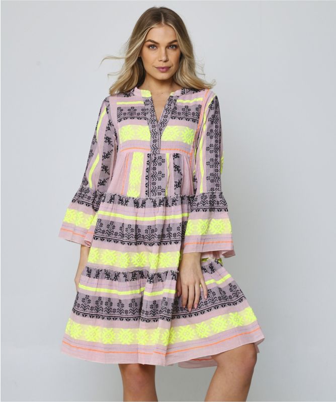 Devotion TWINS Ella Embroidered Midi Dress