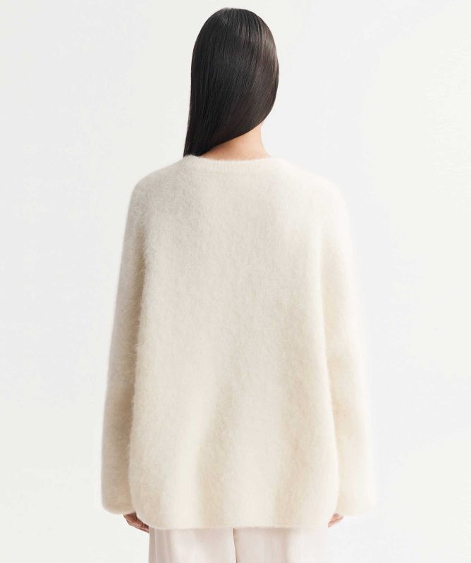 Brushed Alpaca Crewneck Jumper