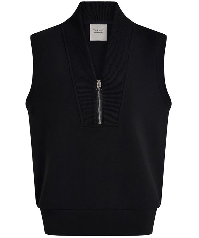 Varley Beau Sleeveless Half-Zip Sweat