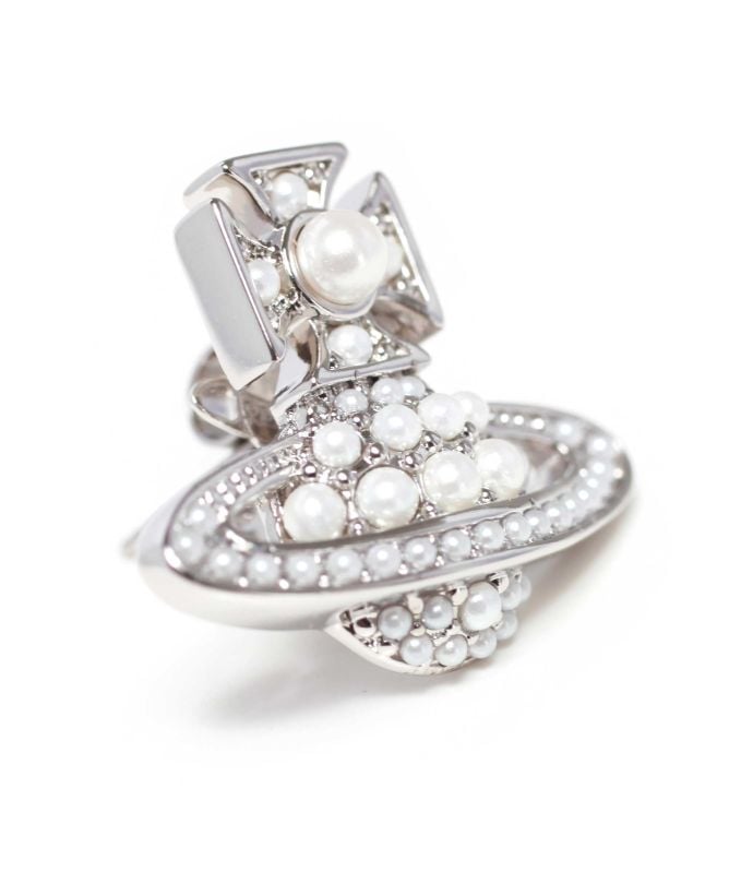 ★Vivienne Westwood★ [Vivienne Westwood] Luzia Bath Relief Vivienne Westwood Gold Luzia Bas Relief Earrings | Jules B