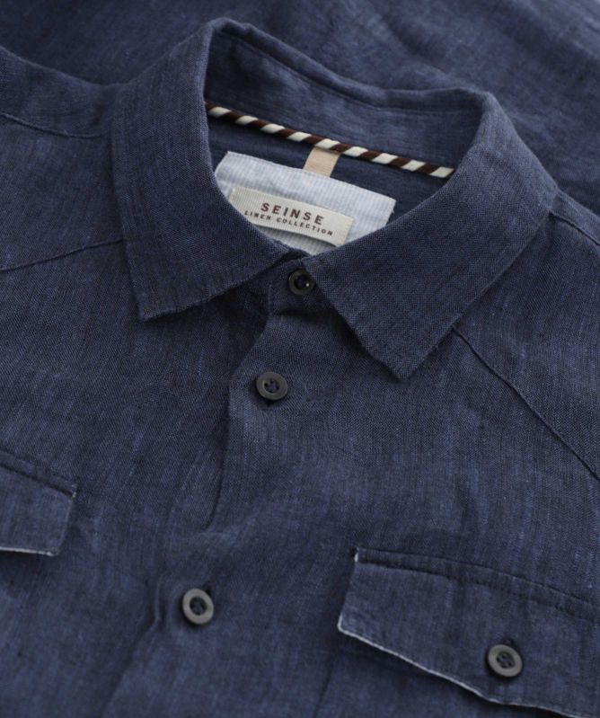 Seinse Long-Sleeve Linen Shirt