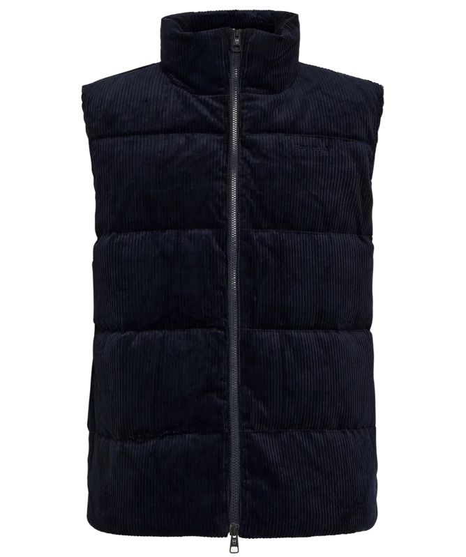 Knowledge Cotton Corduroy Puffer Vest