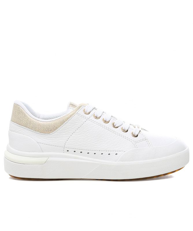 Geox Dayla Low Top Leather Trainers