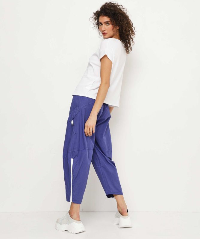 Lurdes Bergada Cotton Cropped Combat Trousers