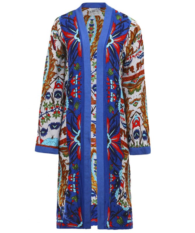 One Hundred Stars Decadent Collared Kimono