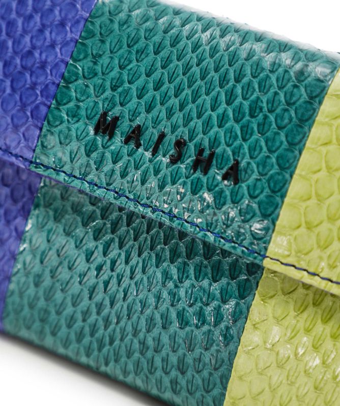 Maisha Adriana Python Clutch