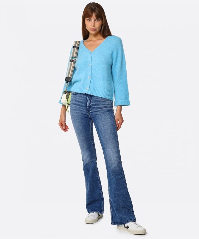 Rag and Bone Blue Casey High Rise Flared Jeans Jules B