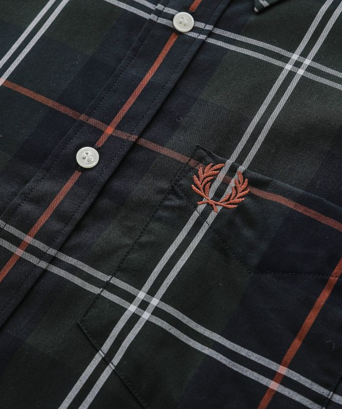 Fred Perry Poplin Tartan Shirt