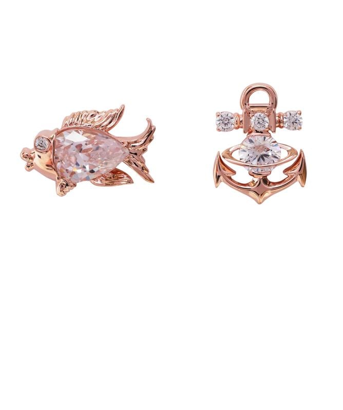 ◆Vivienne Westwood◆MARIALENA ピアス Vivienne Westwood Rose Gold Marialena Fish Earrings | Jules B