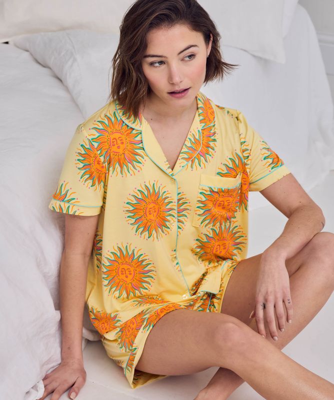Chelsea Peers Sun Print Short Pyjama Set