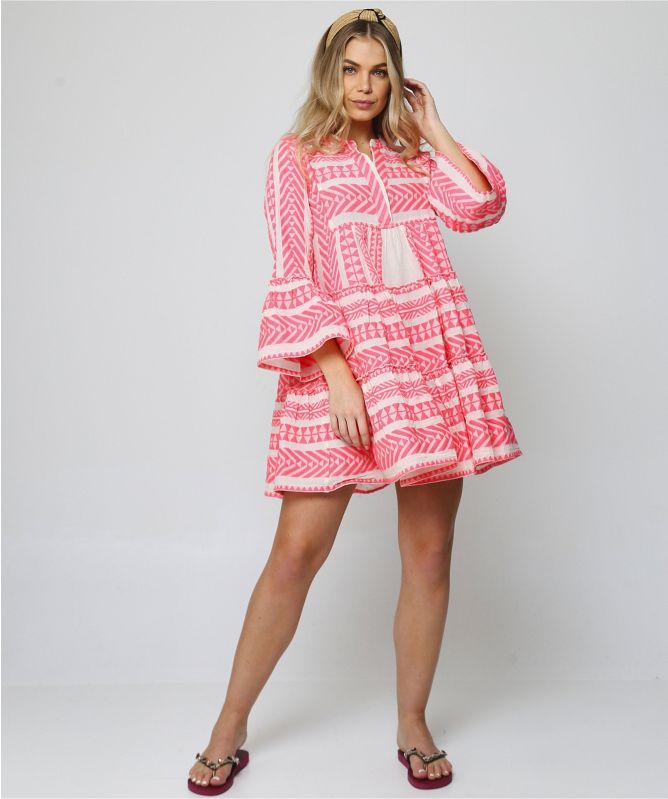 Devotion TWINS Ella Neon Embroidered Mini Dress