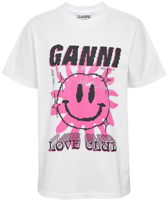 GANNI White Love Club Tee | Jules B