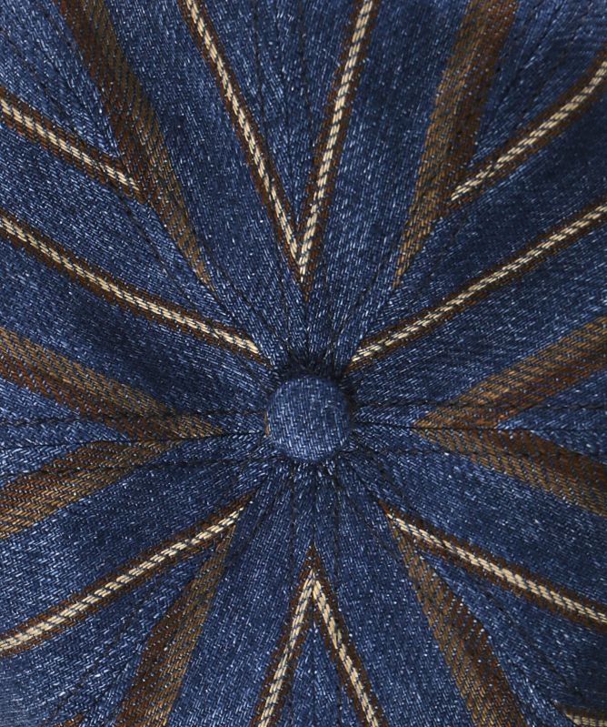 Stetson Linen Striped Hatteras Cap