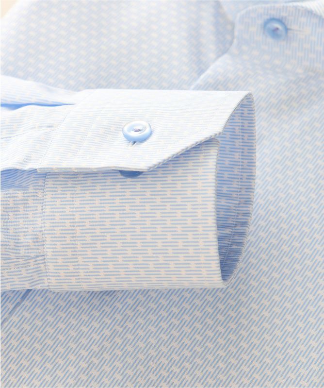 Eton Slim Fit Micro Pattern Shirt