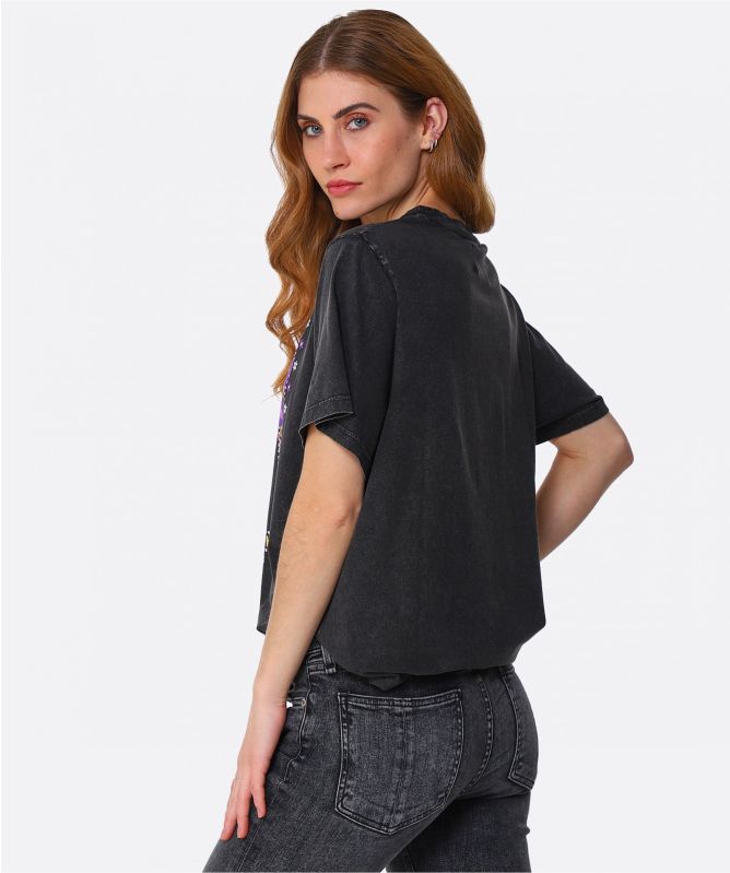 Hayley Menzies Pima Cotton Panther T-Shirt