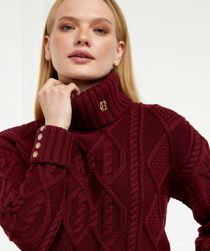 Holland Cooper Noveli Cable Knit Jumper