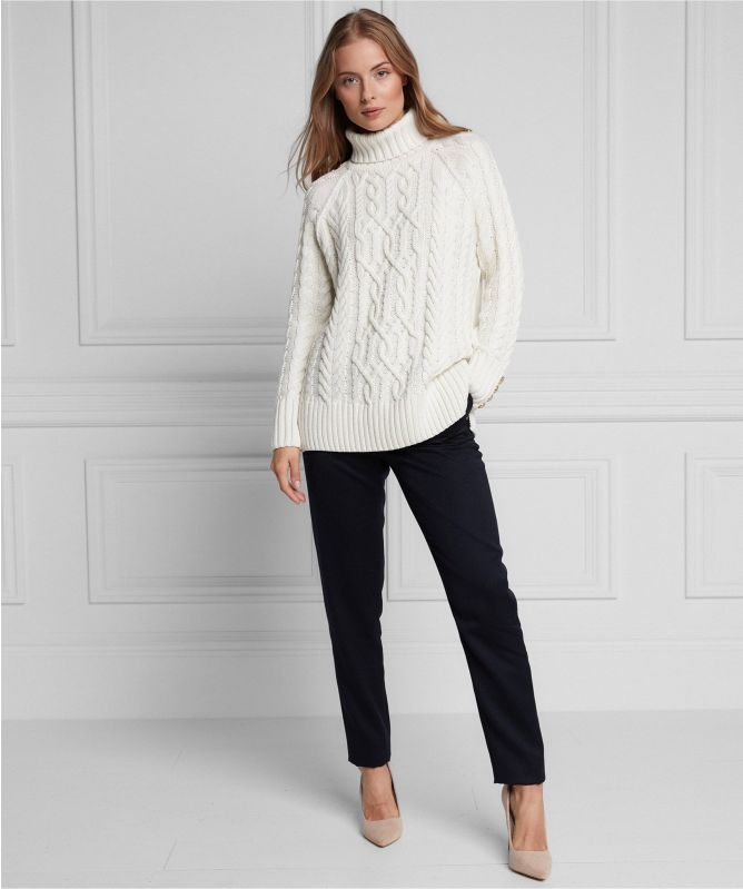Holland Cooper Greenwich Cable Knit Jumper