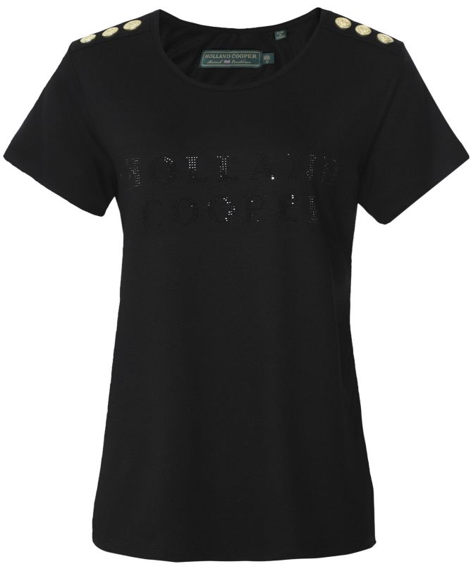 Holland Cooper Crystal Crew Neck T-Shirt