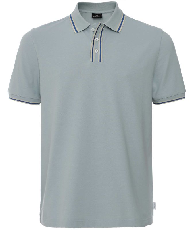 Paul Smith Striped-Trim Polo Shirt