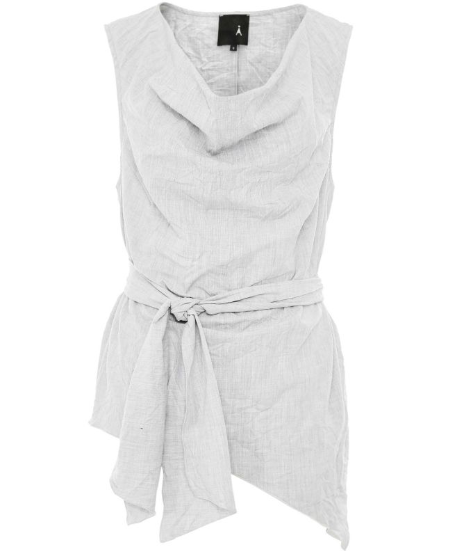 Sort Aarhus Lotte Tie Waist Top