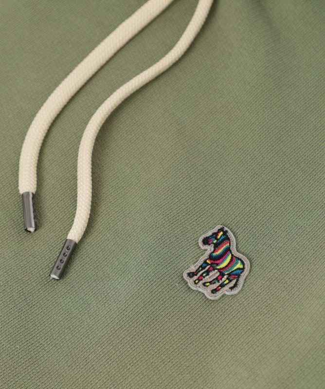 Paul Smith Regular Fit Zebra Logo Hoodie