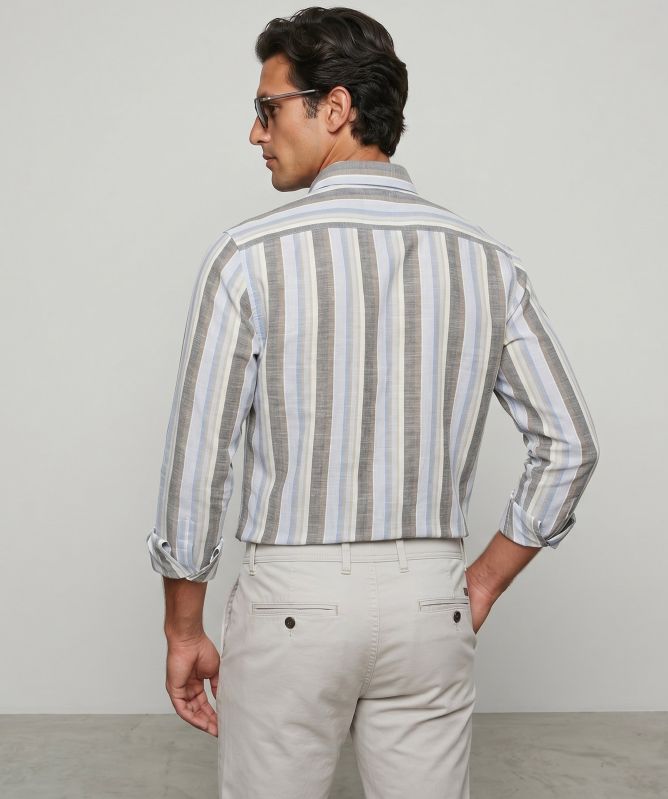 Signal Long Sleeve Stripe Shirt