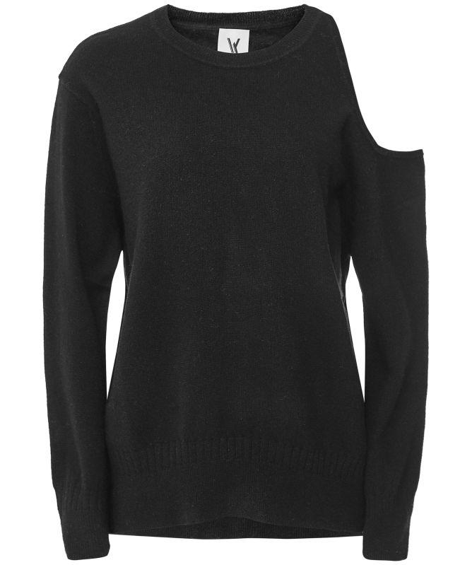 Van Kukil Pearl Off the Shoulder Cashmere Jumper