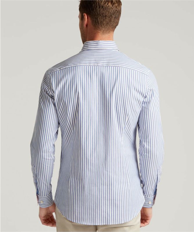 Hackett Slim Fit Butcher Stripe Shirt