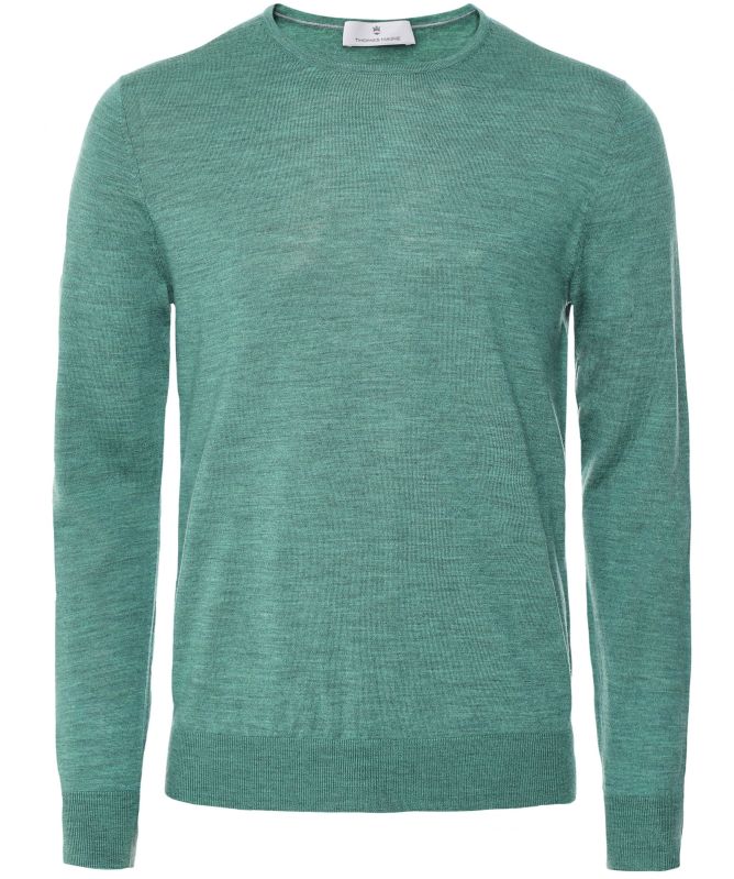 Thomas Maine Merino Wool Crew Neck Jumper