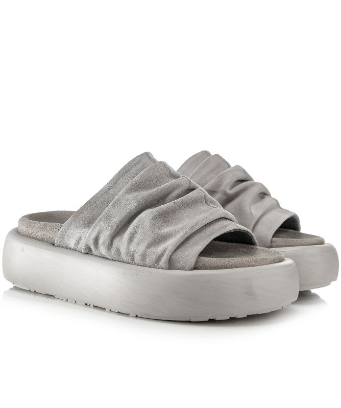 Sort Aarhus Suede Slider Sandals