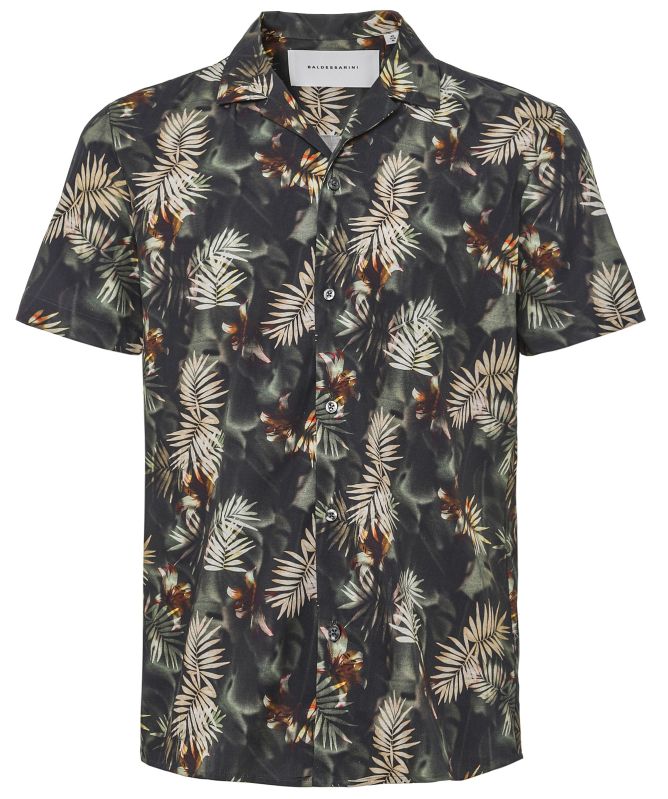 Baldessarini Palm Print Resort Shirt