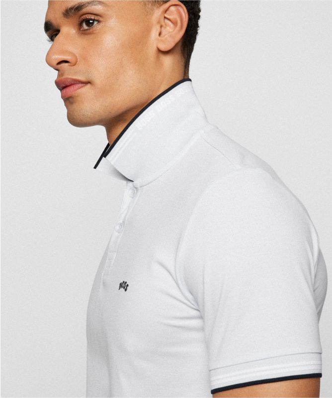 BOSS Slim Fit Paul Curved Polo Shirt
