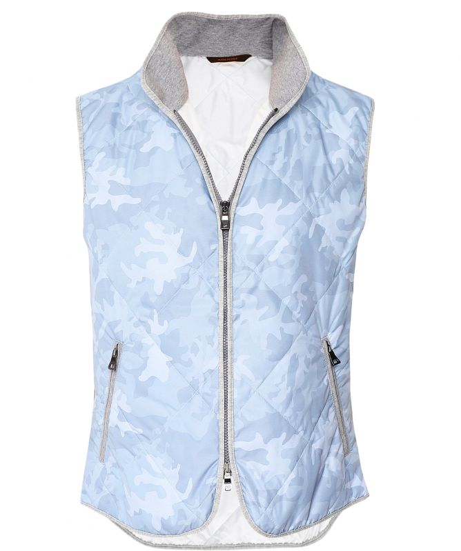 Waterville Water-Repellent Camo Quilted Gilet
