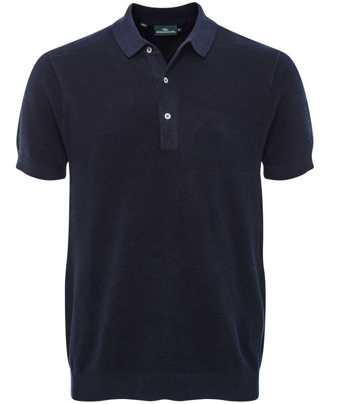 Rodd and Gunn Knitted Masons Flat Polo Shirt