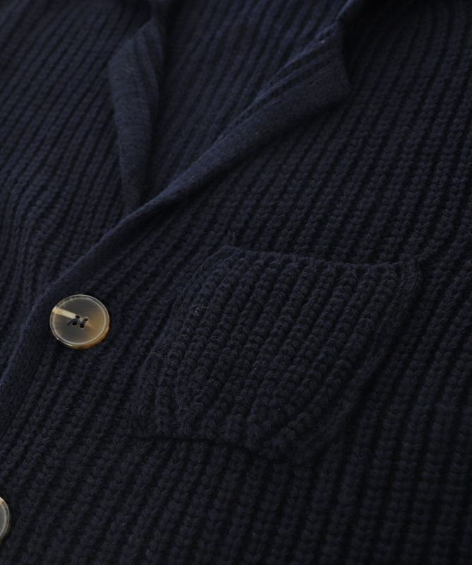 Sand Dean Button-Front Cardigan