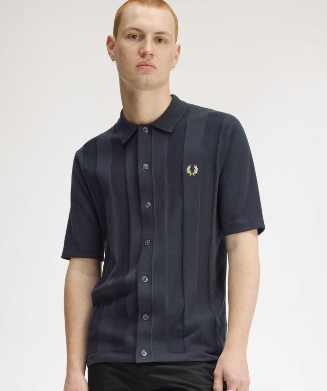 Fred Perry Tonal Vertical Stripe Polo