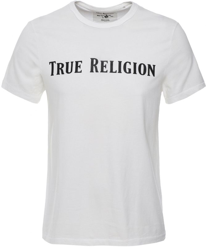 True Religion Crew Neck Straight Logo T-Shirt