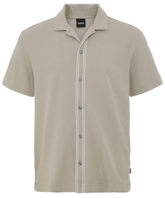 BOSS C-Pasini 47 Knitted Button Shirt