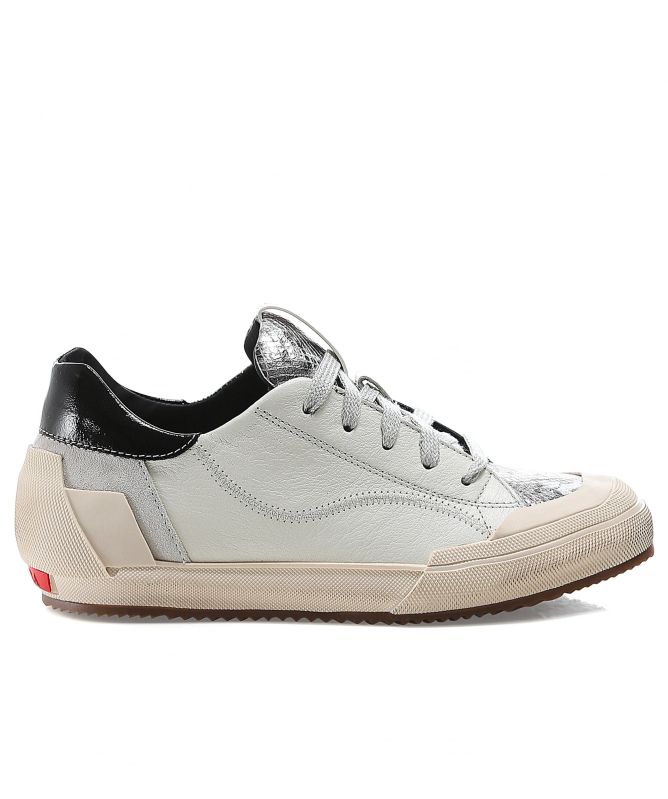 Andia Fora Lace Up Leather Trainers