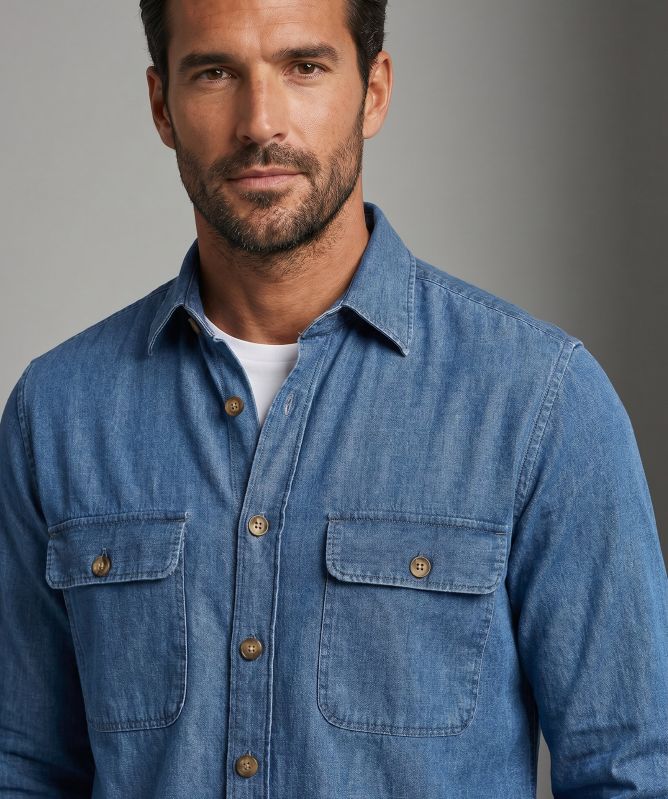 Jules B Cotton Pocket Shirt